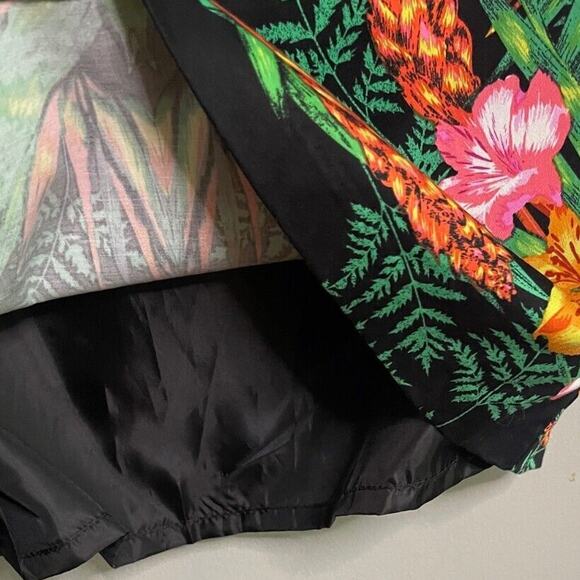 Linea Domani Dress Size 10 Botanical Sheath Tropical Floral Office Business - Picture 7 of 8